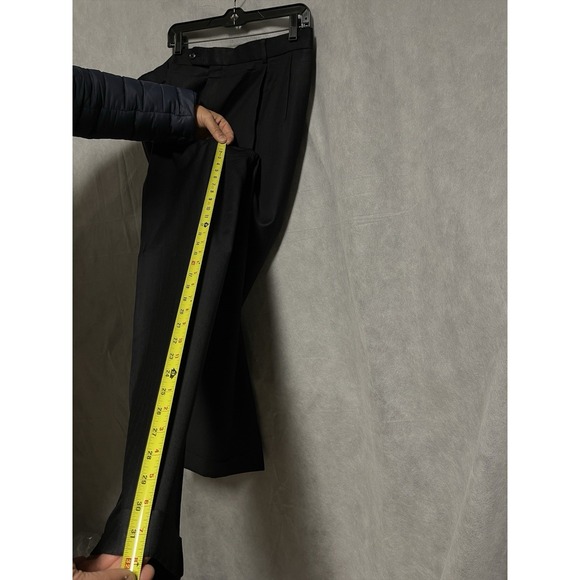 Jos A Bank Suit Men 46R Black‎ Brown Striped 2B Academia Wool 39X32 Pants Luxury - Picture 14 of 16